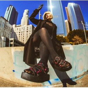 T.U.K. TUKskin 2 BUCKLE DIAMOND SANDAL